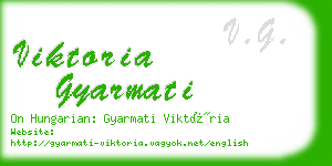 viktoria gyarmati business card